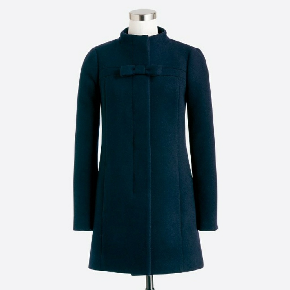 J Crew Bow Coat Size 00